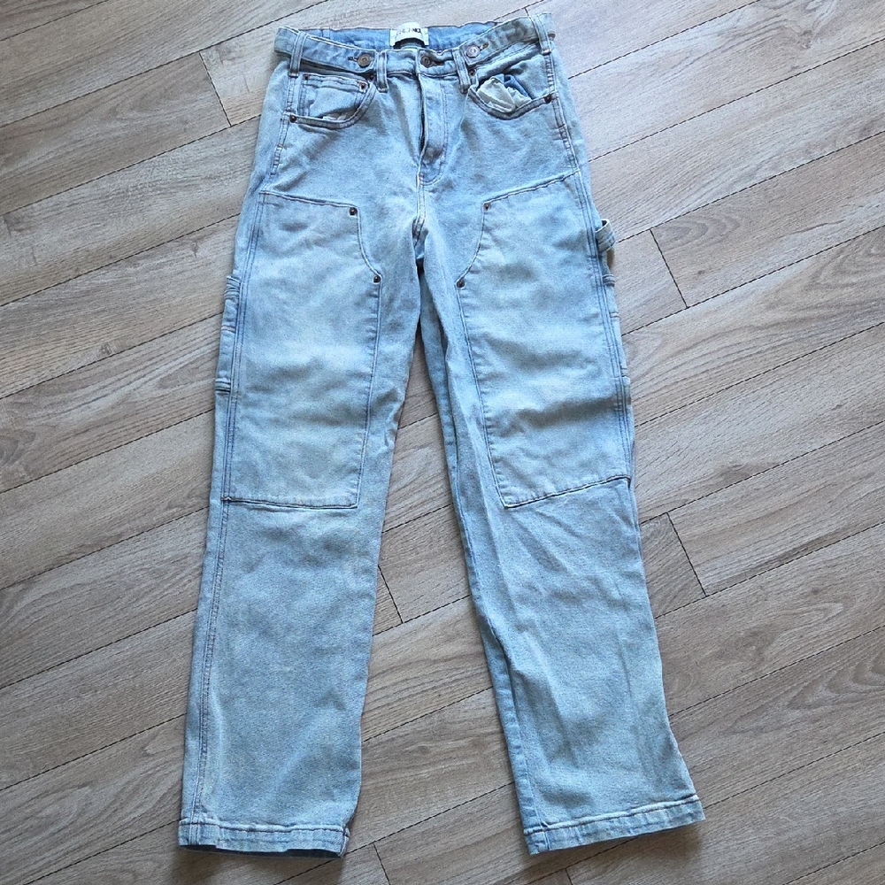 Fashion Nova Light Blue Denim Jeans 9
